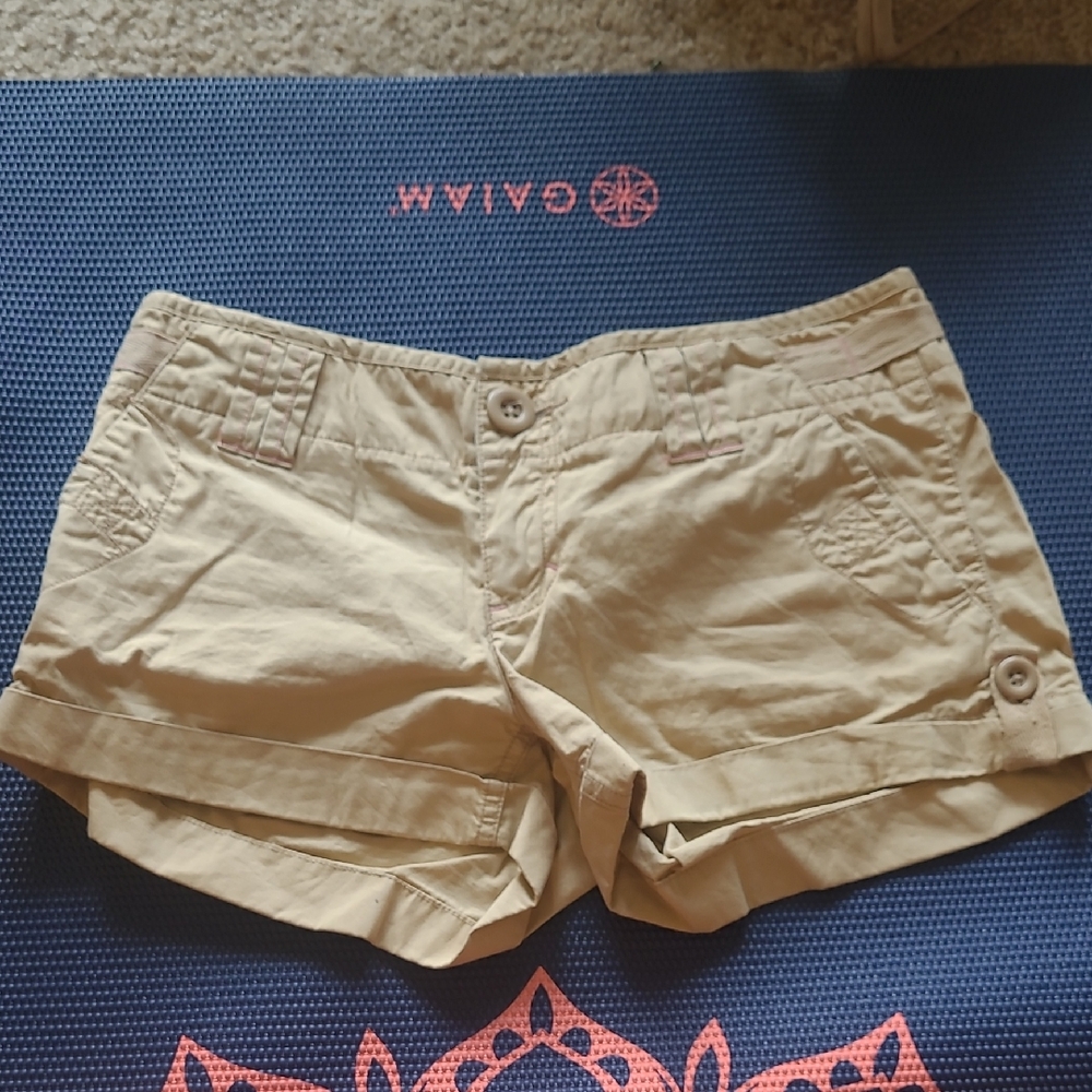 American Eagle Outfitters Tan Utility Shorts